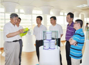 中國奶業(yè)協(xié)會常務副理事長魏克佳考察明一高新科技園
