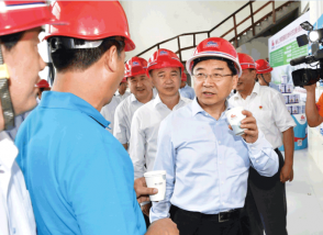 福建省委書記蒞臨明一國際生態高新科技園考察