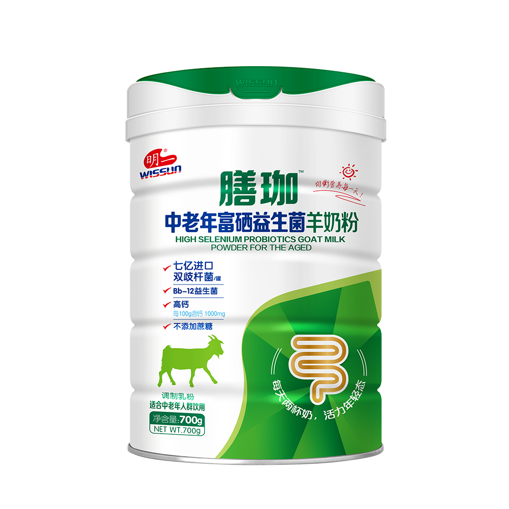 膳伽中老年富硒益生菌羊奶粉