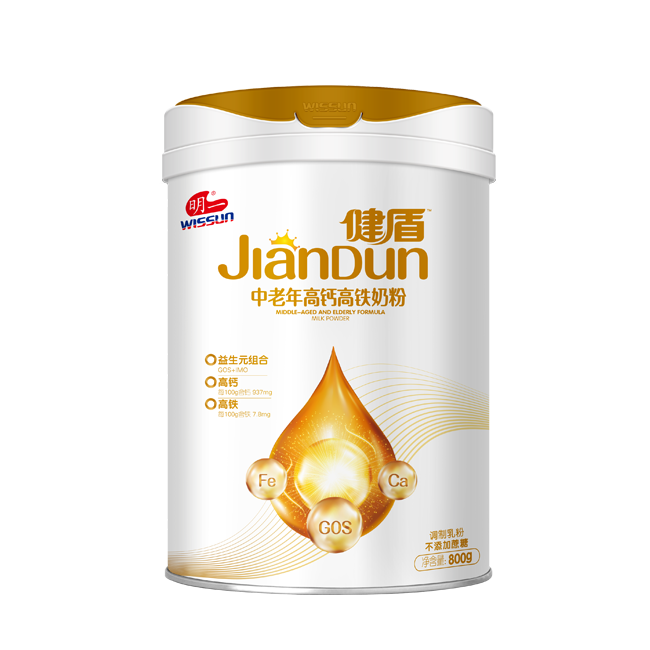 健盾中老年高鈣高鐵奶粉