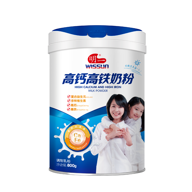 高鈣高鐵奶粉800g聽裝
